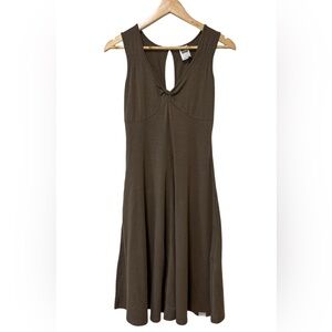 The North Face Brown Organic Cotton Blend
Keyhole Back Tank Dress Size XS